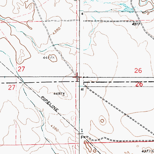 Topographic Map of Sherwin 9-249-6 Dam, WY
