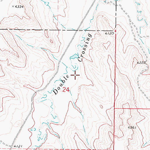 Topographic Map of Big Donaldson Dam, WY