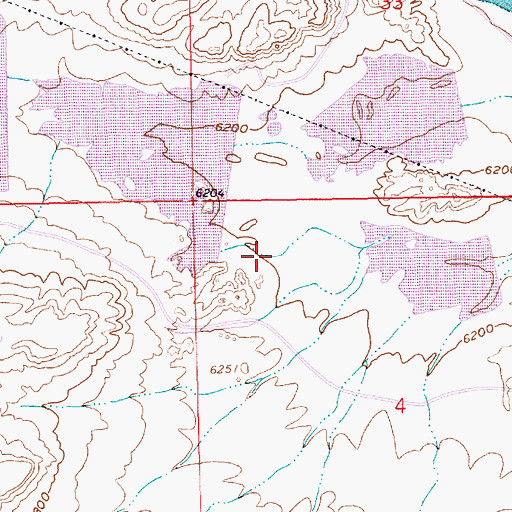 Topographic Map of Number 5a Dam, WY