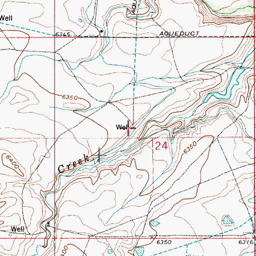 Topographic Map of Bell Number 10 Well, WY