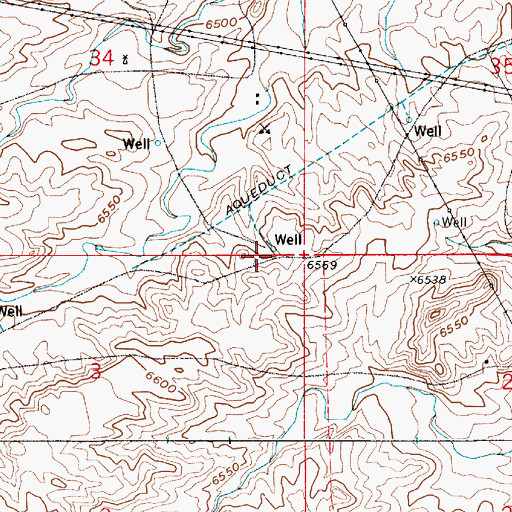 Topographic Map of Koppes Number 4 Well, WY