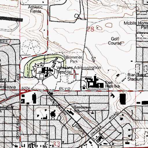 Topographic Map of Brimmer Park, WY