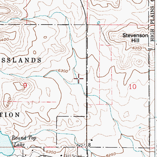 Topographic Map of High Plains Grasslands Research Station, WY