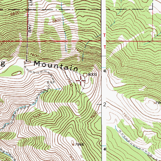 Topographic Map of KZJH-FM (Jackson), WY