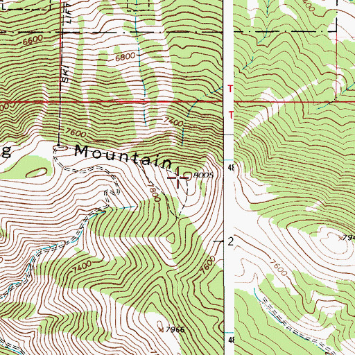 Topographic Map of KJVI-TV (Jackson), WY