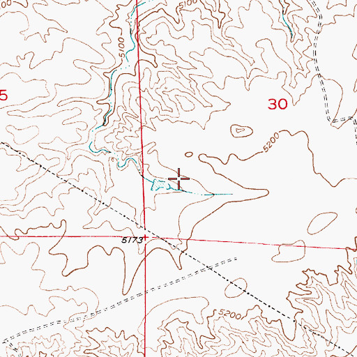 Topographic Map of Moran Dam, WY
