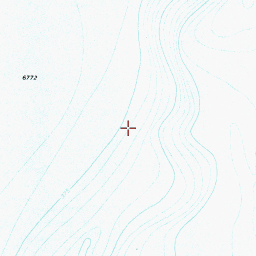 Topographic Map of Jackson Lake, WY