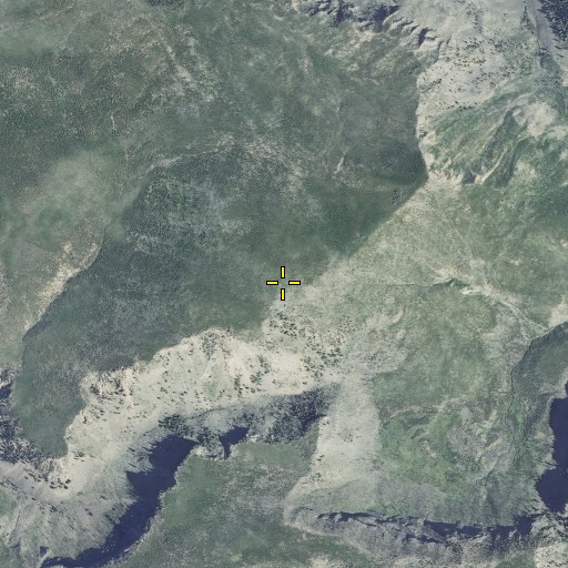 Aerial/Satellite Image of Mount Haynes, WY