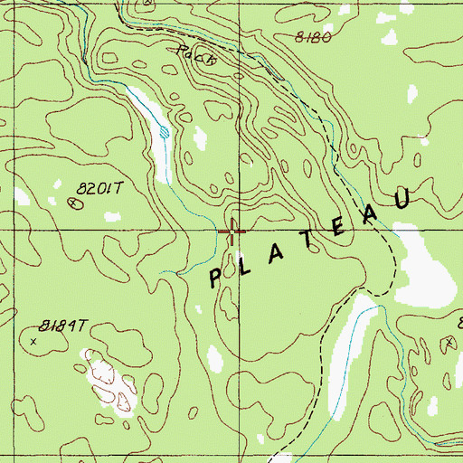 Topographic Map of Solfatara Plateau, WY
