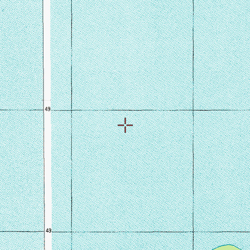 Topographic Map of Yellowstone Lake, WY