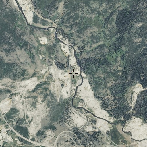 Aerial/Satellite Image of Teakettle Spring, WY