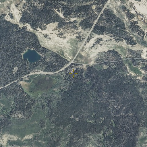 Aerial/Satellite Image of Broken Egg Spring, WY