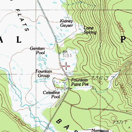 Topographic Map of Jelly Spring, WY