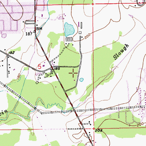 Topographic Map of WHHY-AM (Montgomery), AL