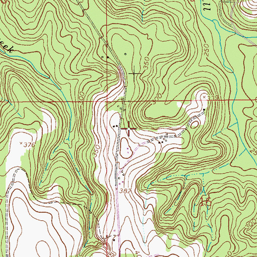 Topographic Map of WKMX-FM (Enterprise), AL