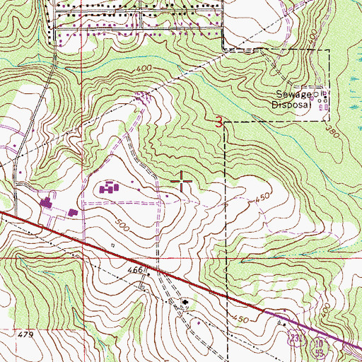 Topographic Map of WIGC-FM (Troy), AL