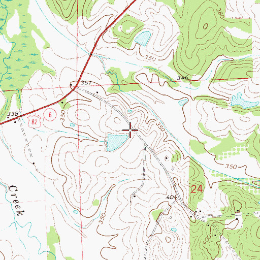 Topographic Map of WSCA-FM (Union Springs), AL