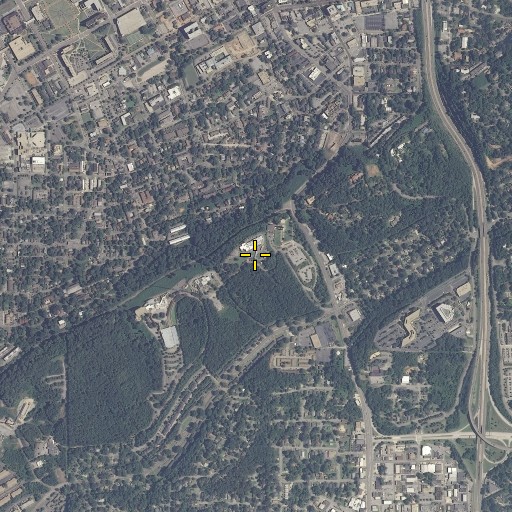Aerial/Satellite Image of WAPI-FM (Birmingham), AL