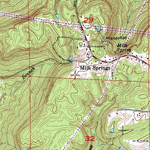 Topographic Map of WBTG-FM (Sheffield), AL