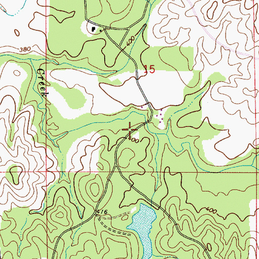 Topographic Map of Hammermill Paper Company Lake, AL