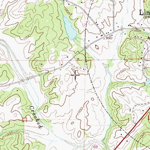 Topographic Map of McCrary Dam, AL