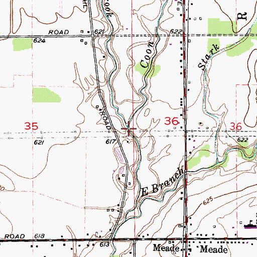 Topographic Map of Tupper Brook, MI