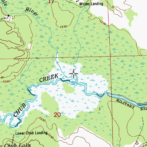 Topographic Map of Turtle Creek, MI