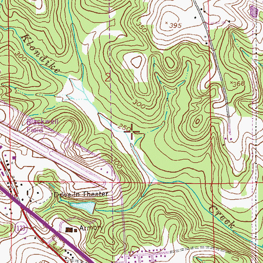 Topographic Map of Dale County, AL
