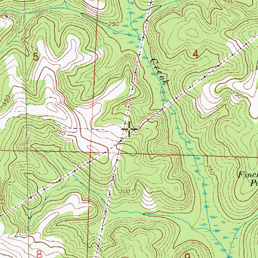 Topographic Map of Henry County, AL