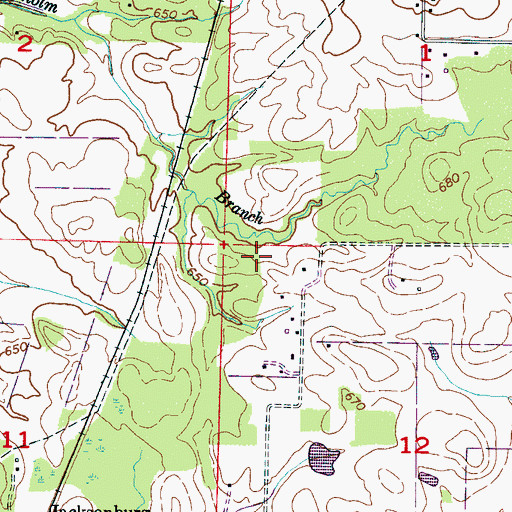 Topographic Map of Lauderdale County, AL