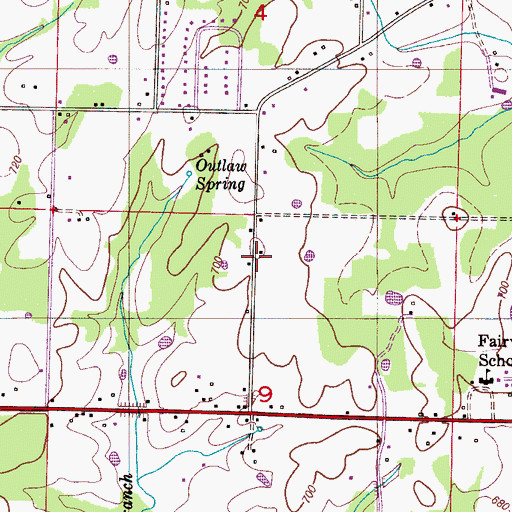 Topographic Map of Morgan County, AL