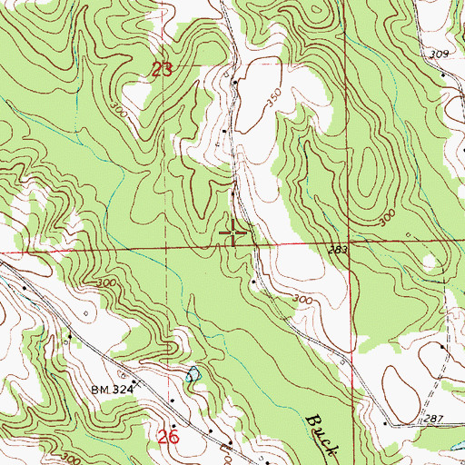 Topographic Map of Brantley Division, AL