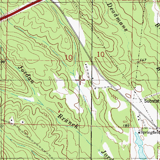 Topographic Map of Eutaw Division, AL