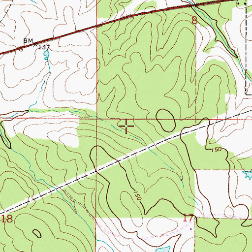 Topographic Map of Linden Division, AL