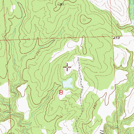 Topographic Map of Cottonton-Seale Division, AL