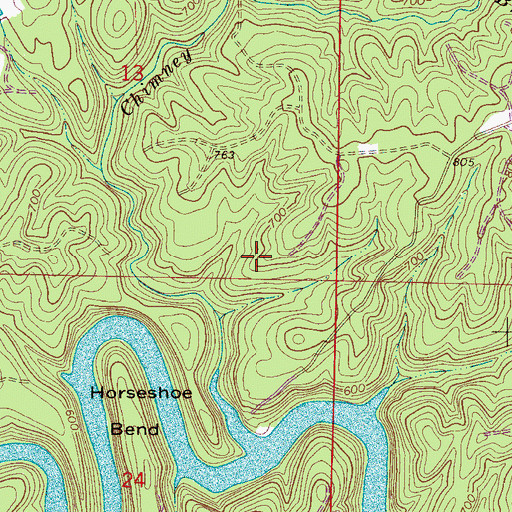 Topographic Map of Addison Division, AL