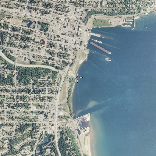 Aerial/Satellite Image of Whetstone Brook, MI