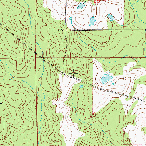 Topographic Map of Gospel Center Church, AL