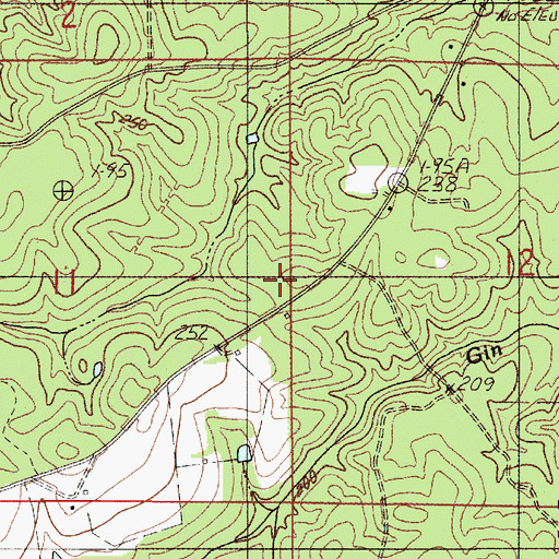 Topographic Map of Bush Still (historical), AL
