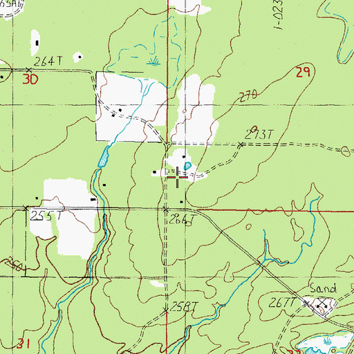 Topographic Map of L'Anse Reservation, MI