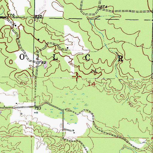 Topographic Map of Keweenaw Peninsula, MI