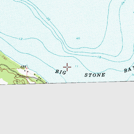 Topographic Map of Big Stone Creek, MI
