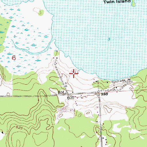Topographic Map of LeJas Resort Ramp, MI