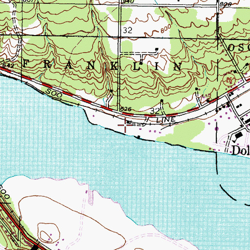 Topographic Map of Julio Contracting Company, MI