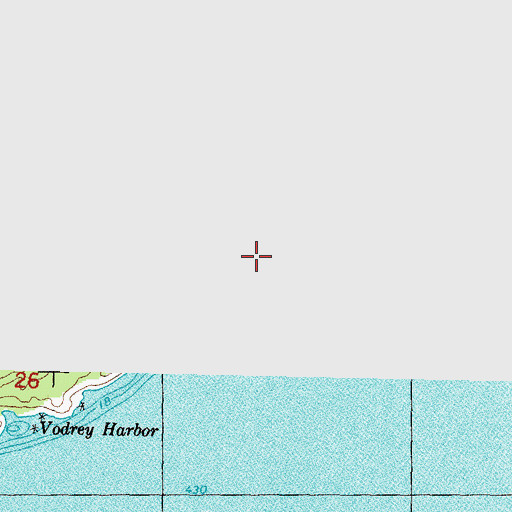 Topographic Map of Lake Dustin, MI