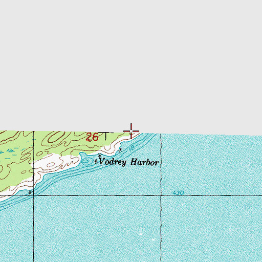 Topographic Map of Greenstone Beach, MI