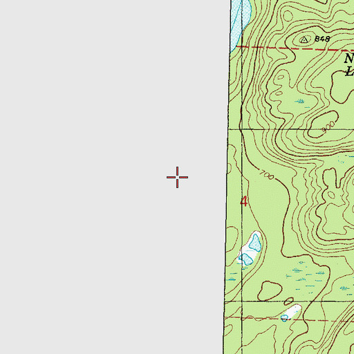Topographic Map of Wallace Lake, MI
