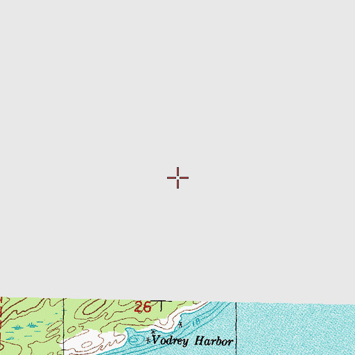 Topographic Map of Lake Whittlesey, MI