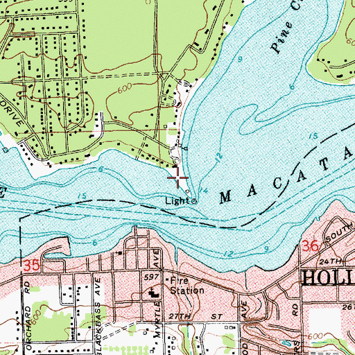 Topographic Map of Superior Point, MI