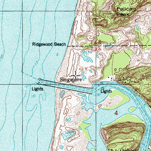 Topographic Map of Singapore (historical), MI